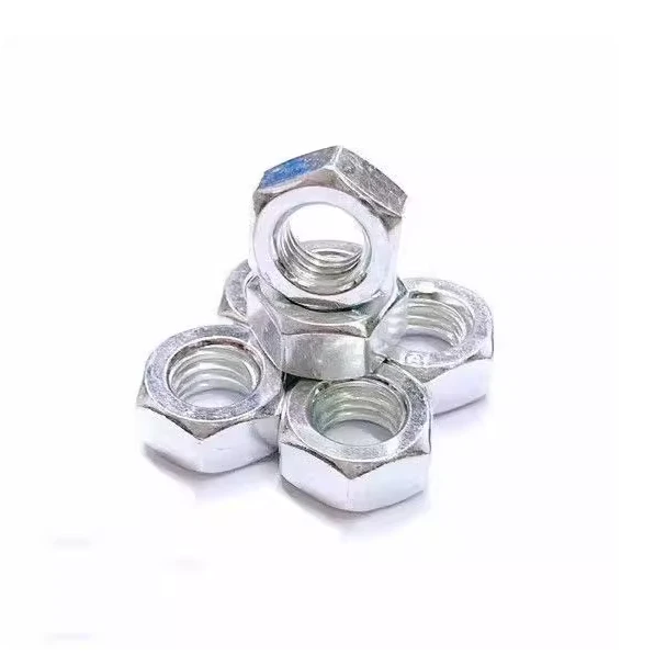 DIN 934 Hex Nuts Grade 8, Grade 10, Galvanized & Stainless Steel factory